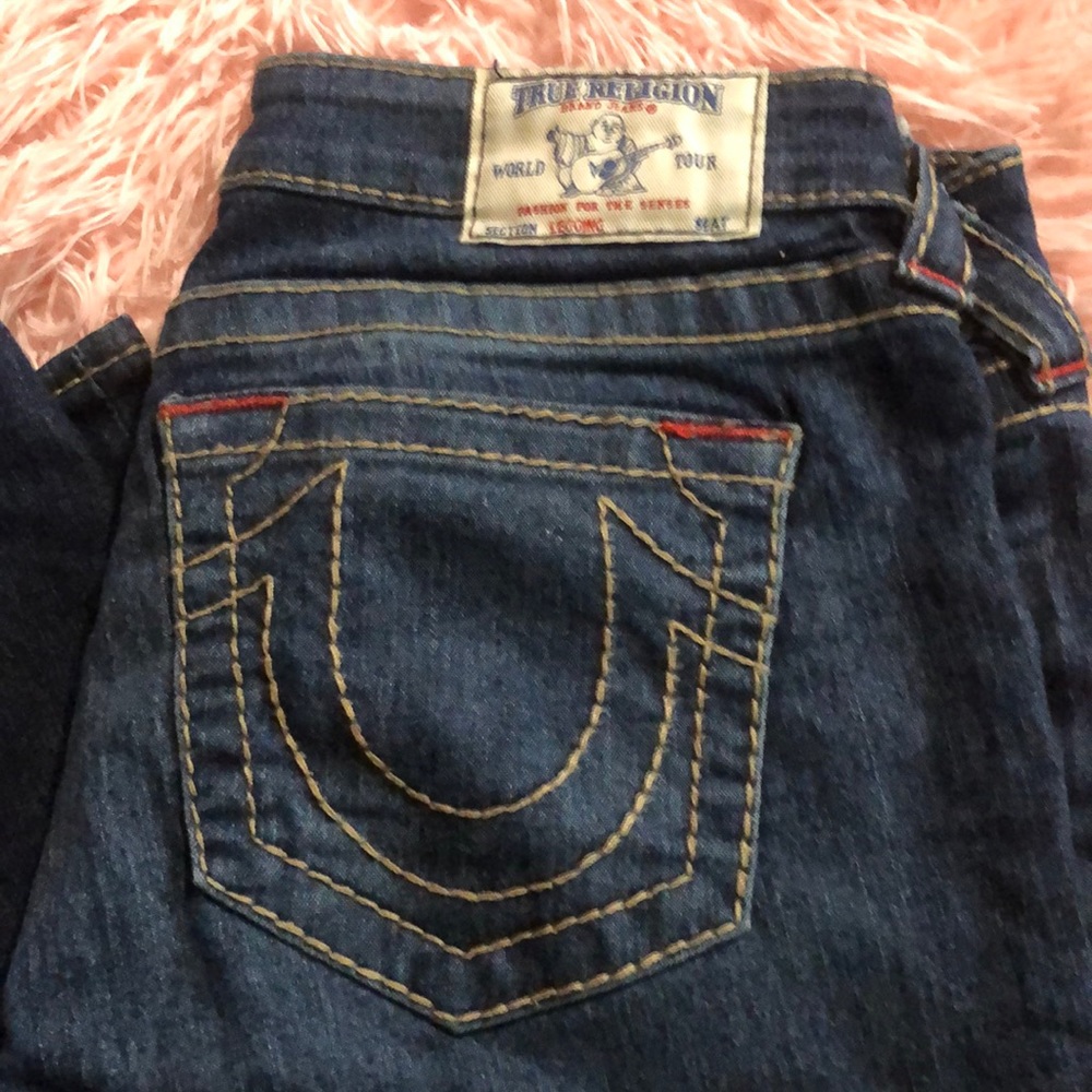 Large stitch true Religion jeans